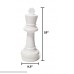 Uber Games Giant Delux 12 and 24 Outdoor Chess Sets with optional Nylon Mat or PVC Game Board Chess Set Only B073R1VNT5